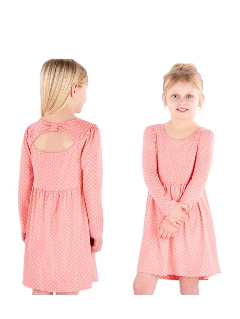 Member's Mark Pink Polka Dot Dress 2T